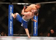 Khabib took Abel Trujillo down 21 times, breaking a UFC record in the process